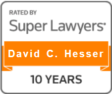 Rated By Super Lawyers | David C. Hesser | 10 Years